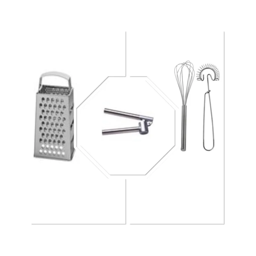 IKEA 2'li Çırpıcı+çelik Rende+çelik Sarımsak Ezici