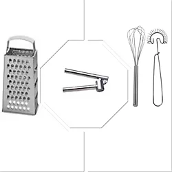 IKEA 2'li Çırpıcı+çelik Rende+çelik Sarımsak Ezici