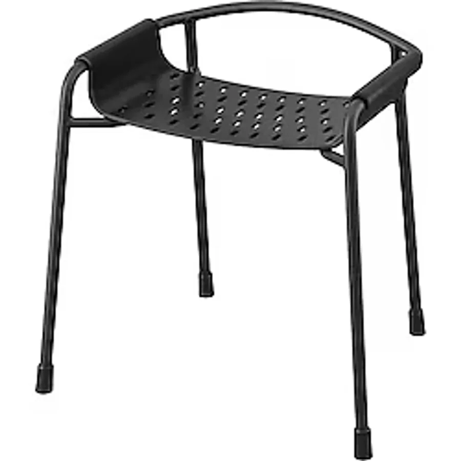 IKEA BASINGEN banyo taburesi, antrasit, 10595967
