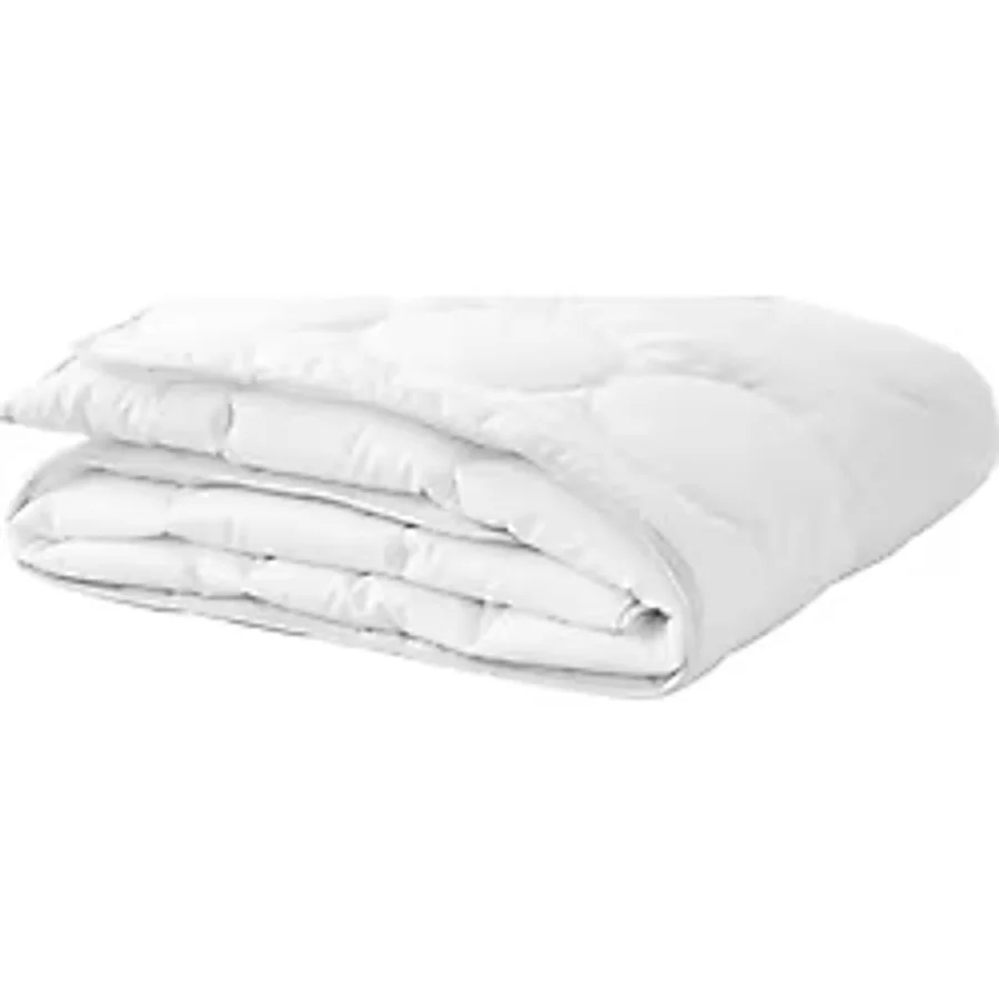 IKEA Bebek Yorganı, Beyaz-Gri Renk MeridyenDukkan 110x125 cm Pamuk/Liyosel