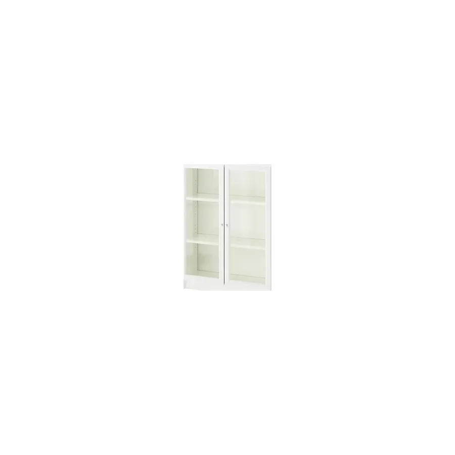 IKEA BILLY cam kapaklı kitaplık, beyaz, 80x30x106 cm 09484022