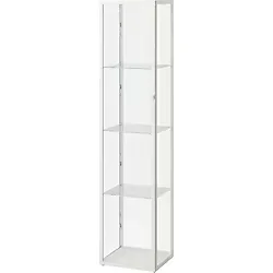 IKEA BLALIDEN vitrin, beyaz, 35x32x151 cm 00501243