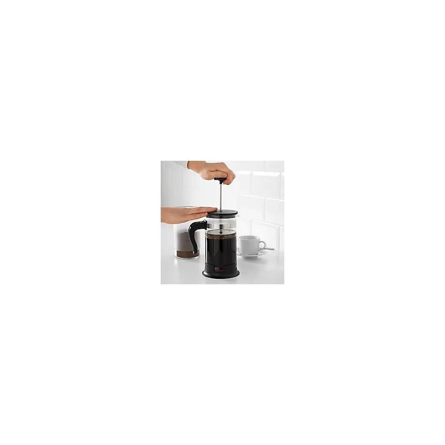 Ikea Çay Kahve Demleme, French Press, Bitki Çayı Demleme 1lt - Siyah