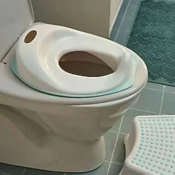 IKEA Çocuklar İçin Tuvalet Eğitim Seti TOSSIG Klozet Adaptörü ve FÖRSIKTIG Kaydırmaz Çocuk Basamağı