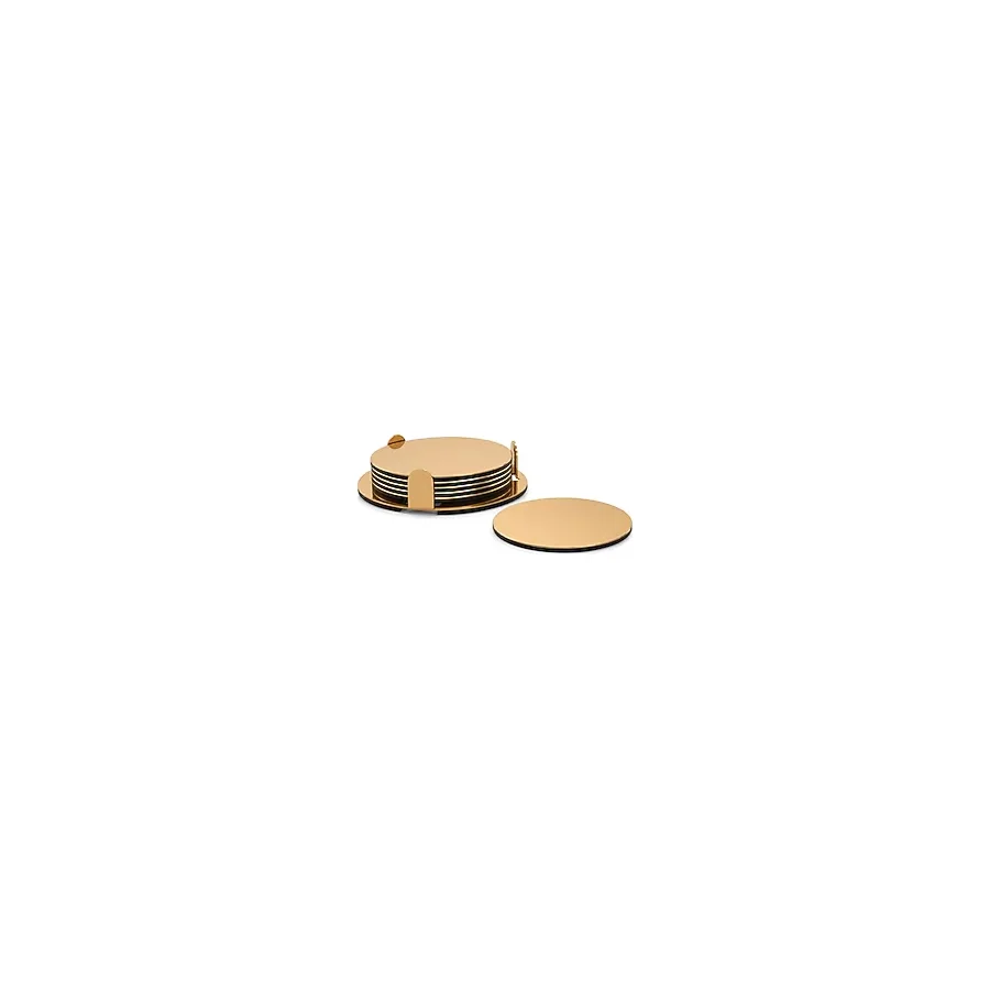 IKEA GLATTIS 6 ADET PİRİNÇ RENGİ BARDAK ALTLIĞI 8.5 CM