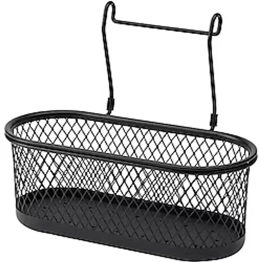 IKEA Asılır Baharat Rafı Meridyendukkan 31x16 Cm Siyah ,çelik Baharatlık