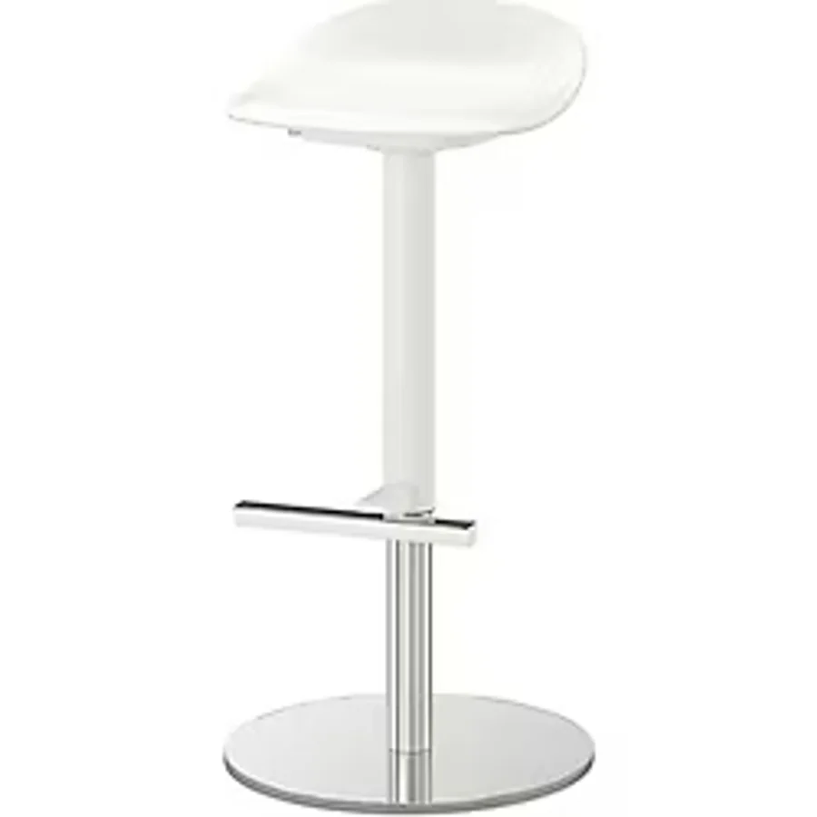 IKEA Janınge, Bar-Mutfak Taburesi, 76 cm Beyaz Ayarlanabilir Yükseklik
