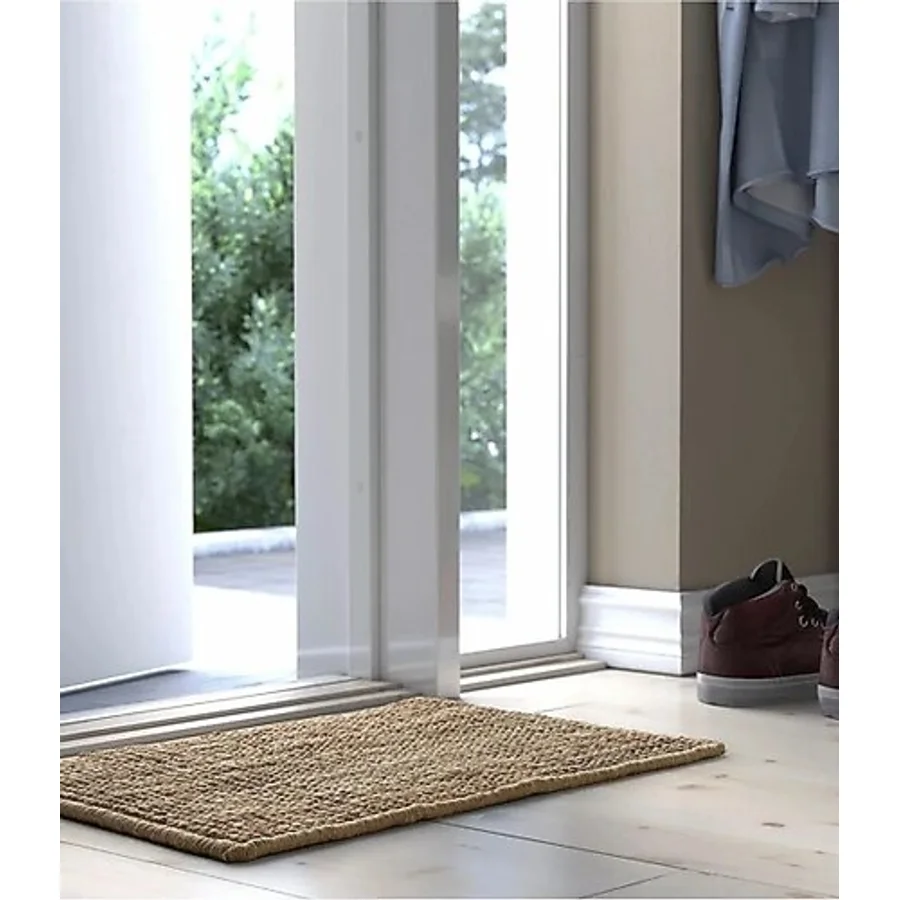 IKEA Kapı Önü Paspası 60x40 Cm İkea Jüt Örgü Paspas Kaymaz Taban Natürel