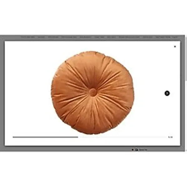 IKEA Kransborre Kırlent, Altın-kahverengi, 40 Cm
