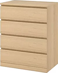 IKEA Malm 80x100 cm 4 Çekmeceli Şifonyer