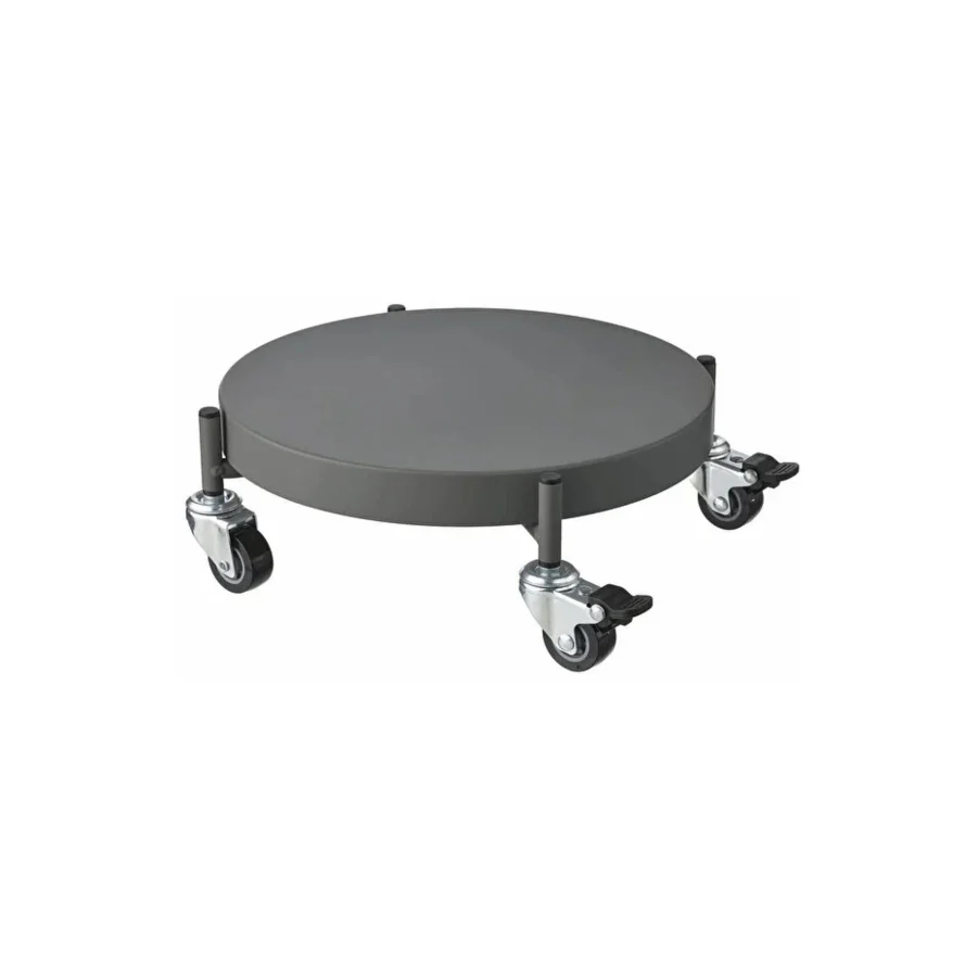 IKEA QUİCK Tekerlekli Saksı Altı, 31 cm Galvanizli Saksılık Altı Pratik, Metal Saksı Atlığı 000765433