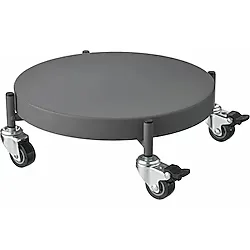 IKEA QUİCK Tekerlekli Saksı Altı, 31 cm Galvanizli Saksılık Altı Pratik, Metal Saksı Atlığı 000765433
