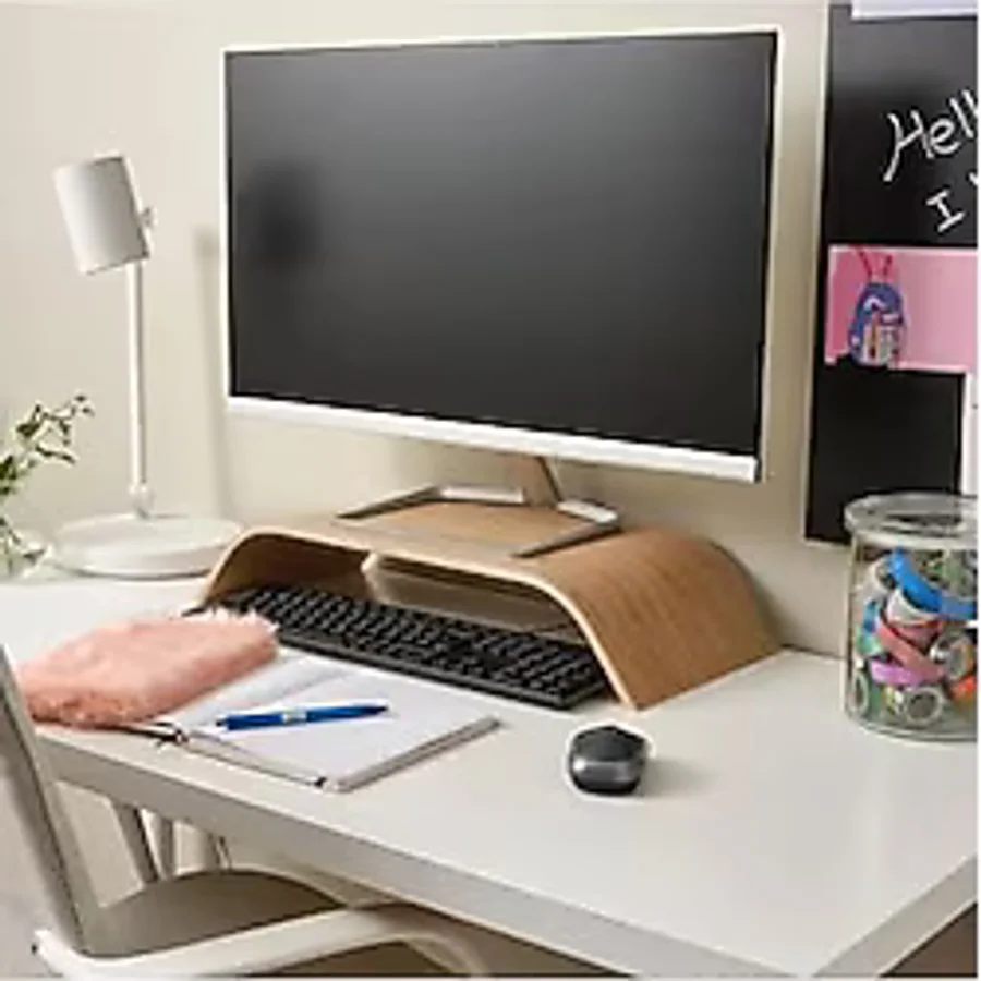 IKEA SIGFINN Bambu Monitör Yükseltici Monitör Standı