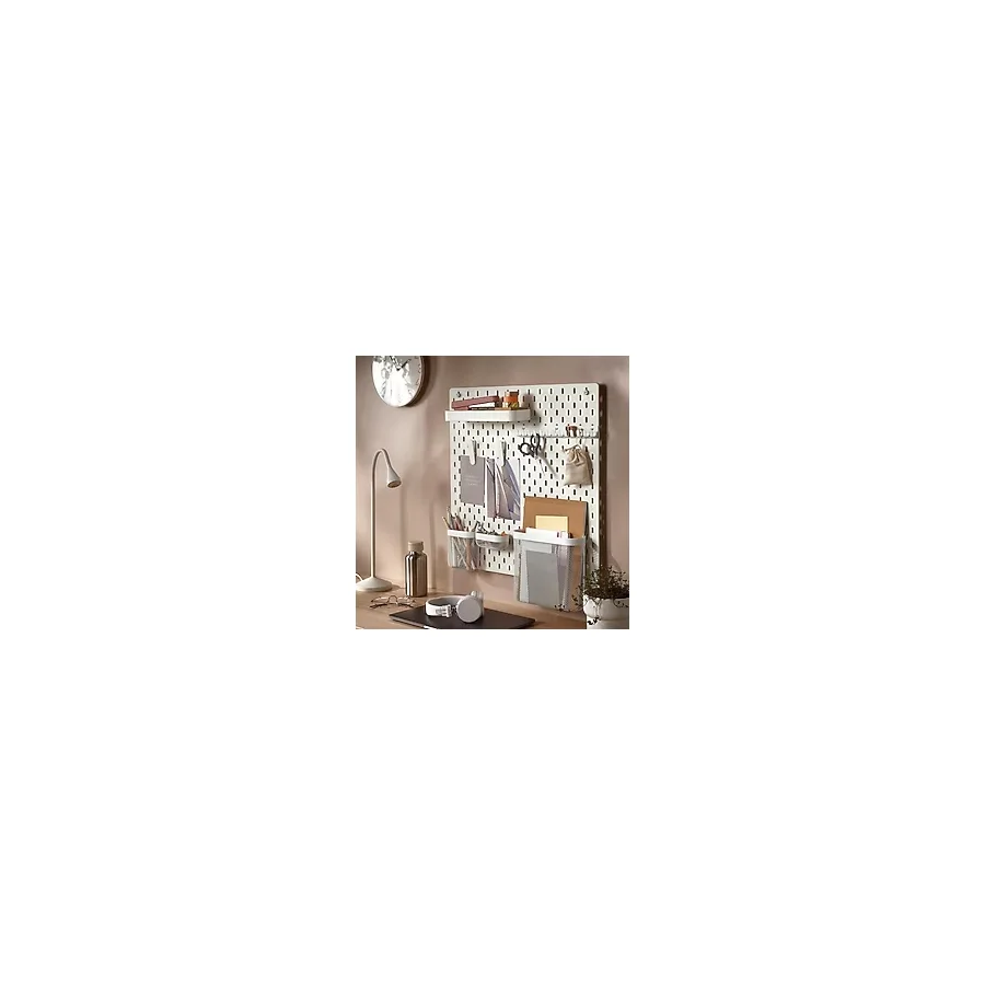 IKEA Skadıs Beyaz Çok Amaçlı Pano Parçası - Ataş - 2 Adet 2 cm Genişlik 8 cm Yükseklik