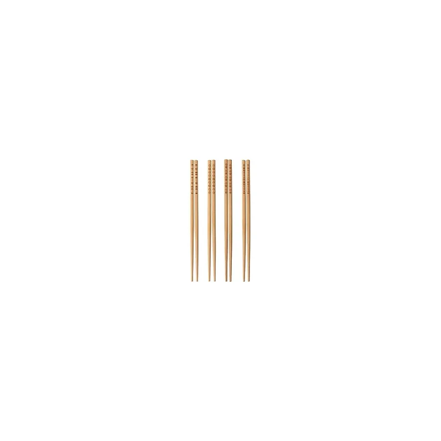 IKEA TREBENT Yemek Çubukları, 4 Çift, Bambu