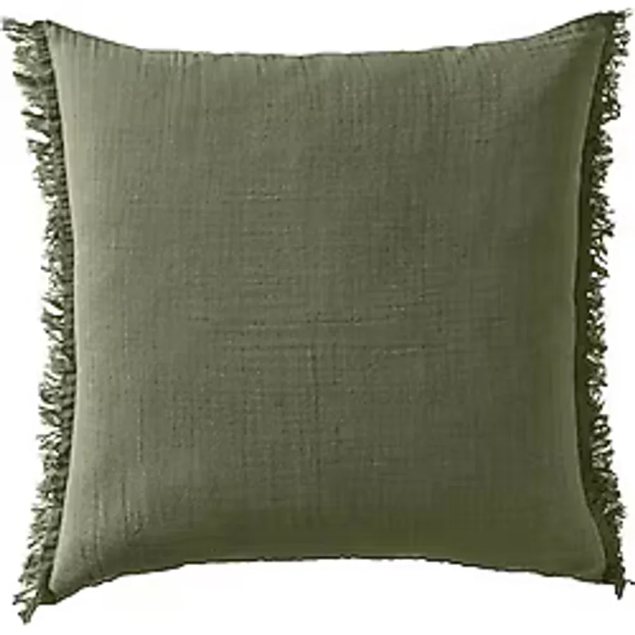 IKEA VALLKRASSING kırlent kılıfı, gri-yeşil, 50x50 cm 50570955