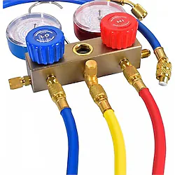 İkili Manifold Gaz Saati Seti R22 R134 R404 R410 + Hortum Takımı