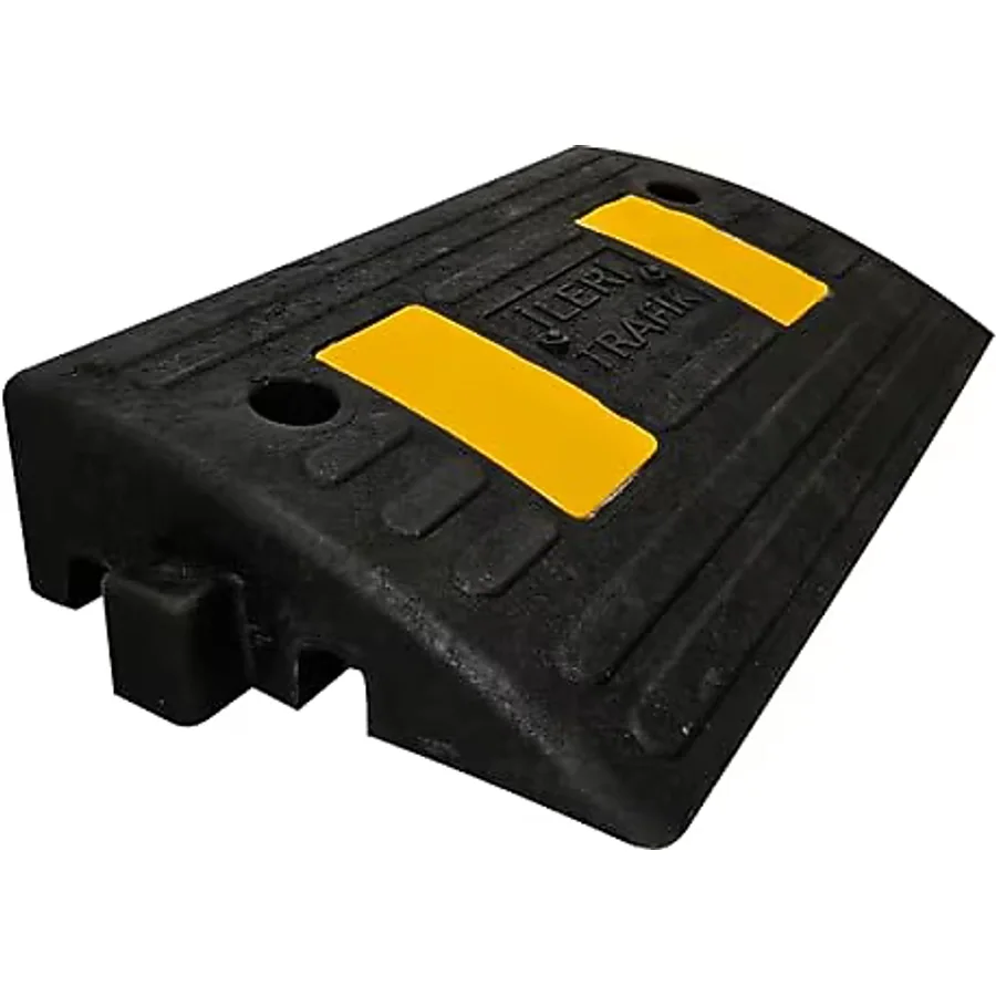 İleri Trafik Kauçuk Rampa, Otopark Rampası, Kaldırım Rampası 50 X 30 X 10 Cm