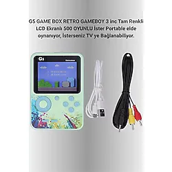 İlk El Grup IegTM G5 Game Box Retro Mini Oyun Konsolu - 500 Dahili Oyun