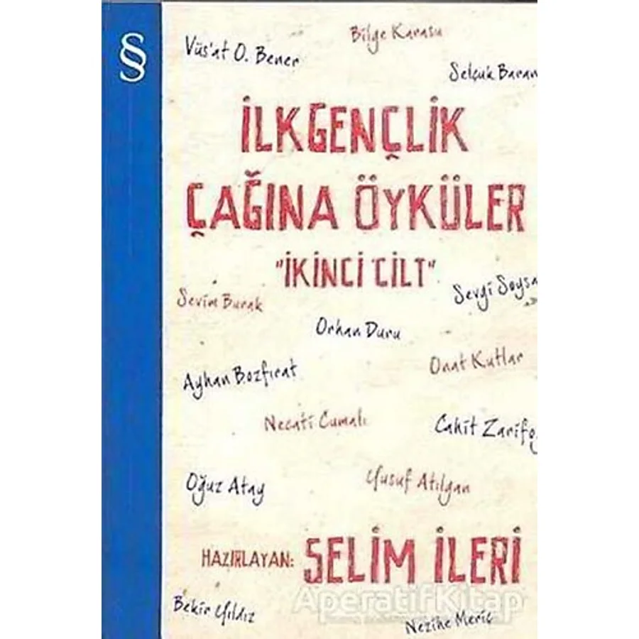 İlk Gençlik Çağına Öyküler 2. Cilt - Selim İleri