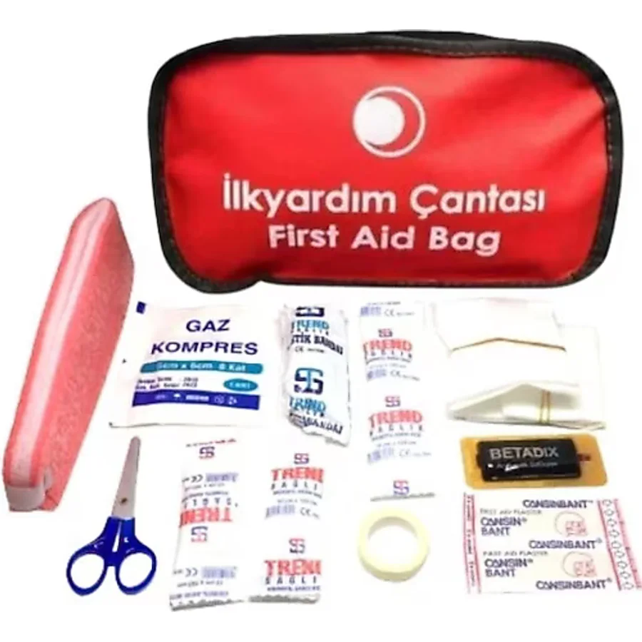 İlkyardım Çantası Muayeneye Uygun Ecza Çantası