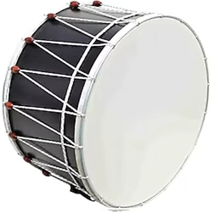 İMECE KDB-45PP ASMA DAVUL KONTRAPLAK 45 CM PLASTİK DERİ İPLİ BONCUKLU TOKMAK ÇUBUK HEDİYE