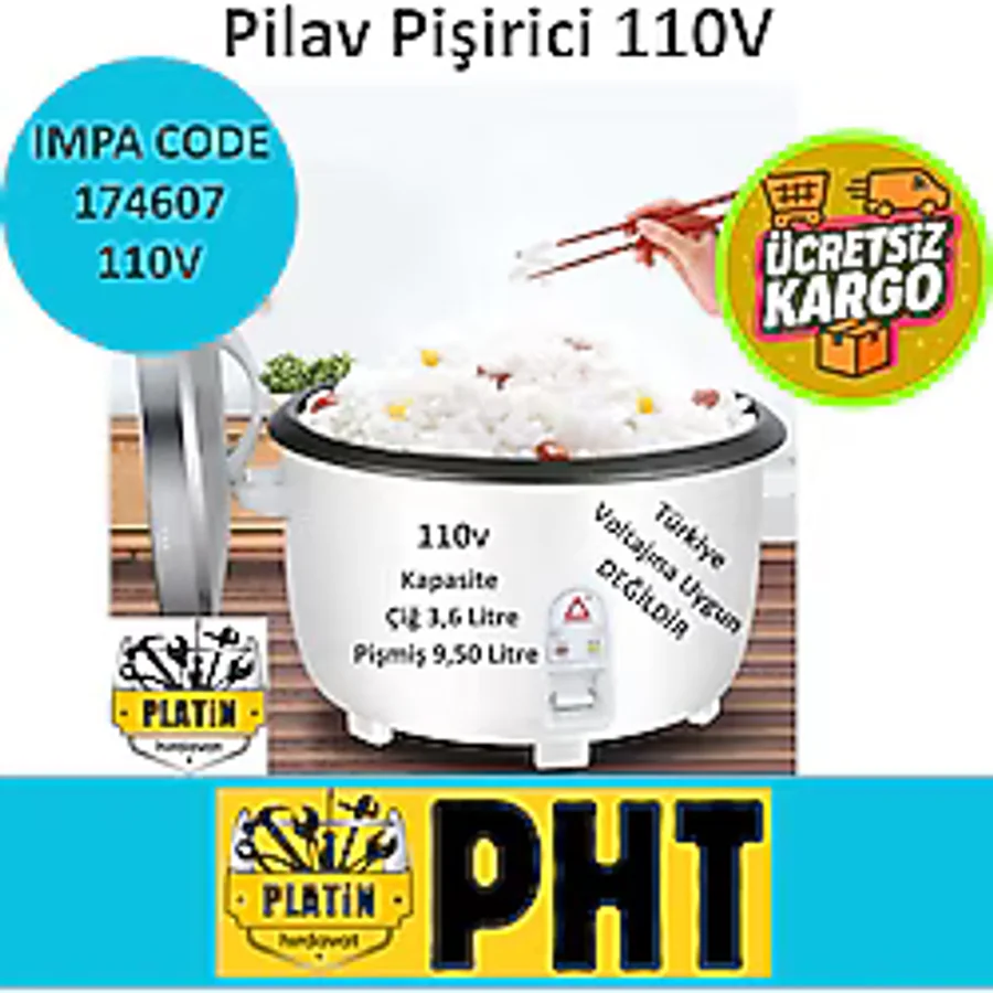 Impa 174607 Rıce Cooker 110V Pilav Pişirici 3,6 Litre