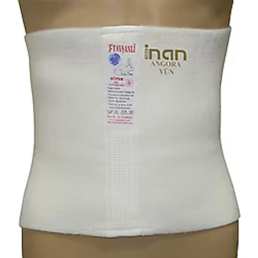 İnan Angora Tavşan Yünü Unisex Bel Korsesi