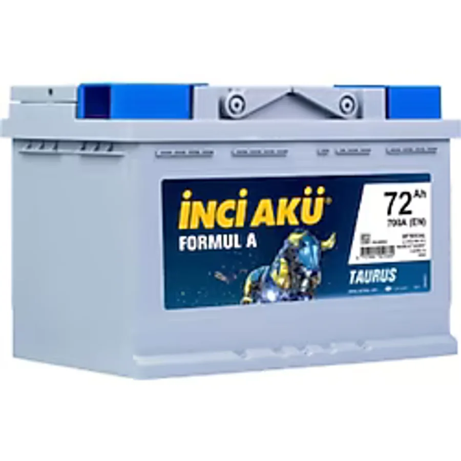 İNCİ AKÜ 72 Ah Formul A (700 En) (yeni Tarihli)