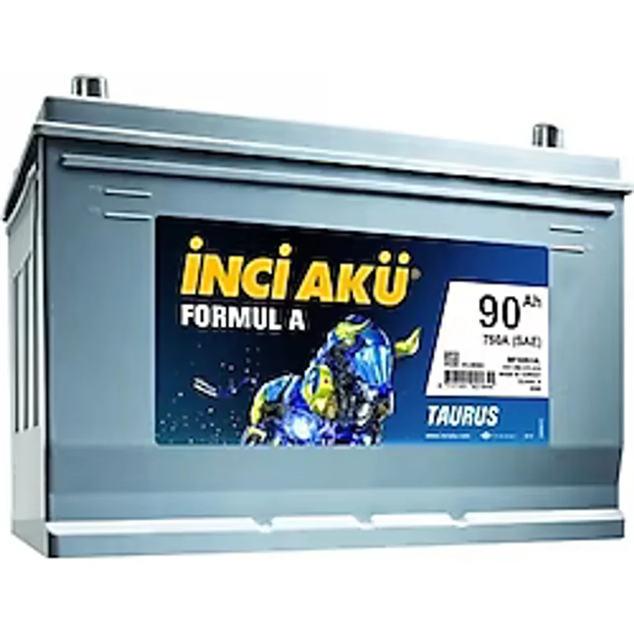 İnci Formul A Taurus 12 V 90 Ah Asia 750 CCA Akü