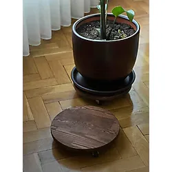 inci mobilya ahşap Ahşap Saksı Tüp Damacana Altlığı