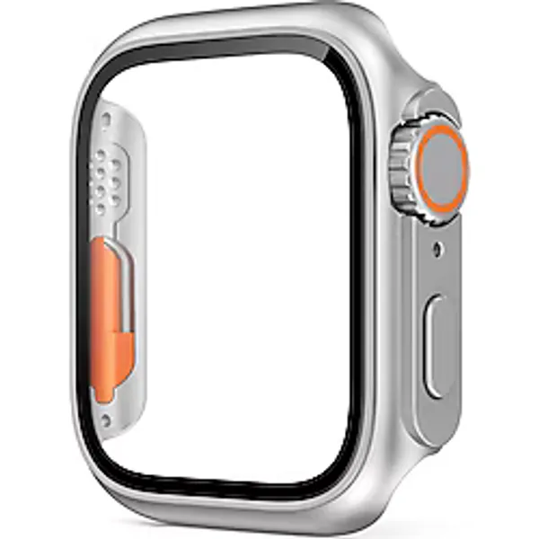 İncisoft Apple Watch 44mm Saatinizi Watch Ultra 49mm Görünümüne Dönüştürücü 360 Kasa Ve Ekran Koruyucu