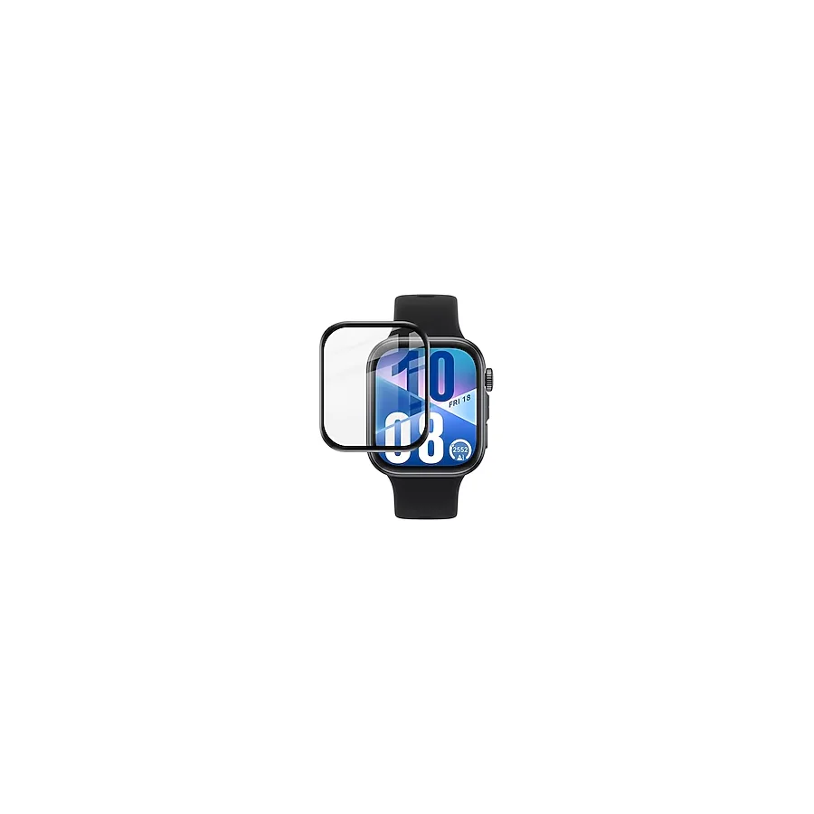 İncisoft Huawei Watch Fit 4 Uyumlu Tam Kaplayan Kavisli Kırılmaz Nano Ekran Koruyucu