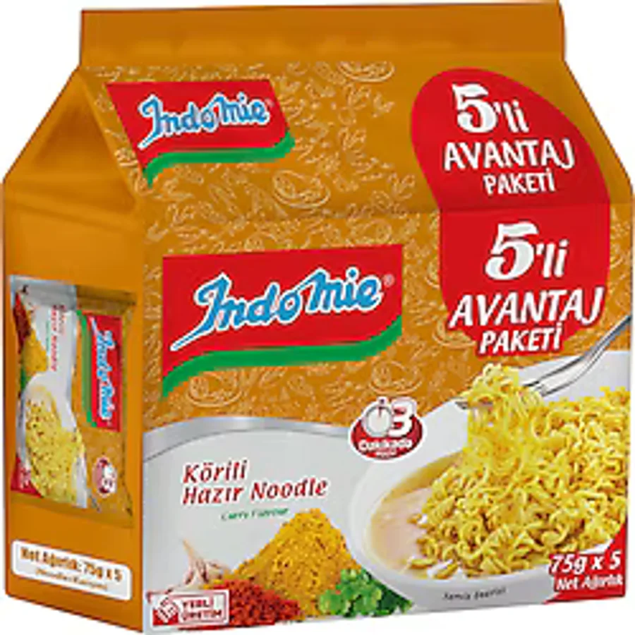 Indomie Körili Hazır Noodle 5x75 gr