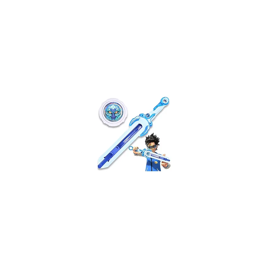 Infinity Nado Bey Battling Blade Oyuncakları, Yeni Başlayanlar için Mini Nado Kılıcı, 5-7 8-12 Yaş Çocuklar için Top ve Kılıç Fırlatıcı Savaş Seti Oyuncakları, Bey Mini Savaş Bıçağı Göğüs Kılıcı