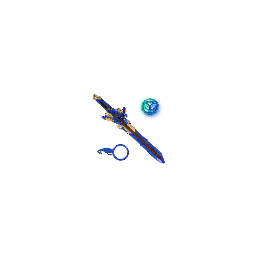 Infinity Nado Proskill Pack Fury Wave Dragon Işıklı Metal Topaç Ve Epic Launcher Kılıç Fırlatıcı 48 Cm