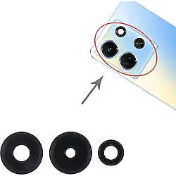 Infinix Uyumlu Note 30 Kamera Lensi Cam X6833B, X6716B