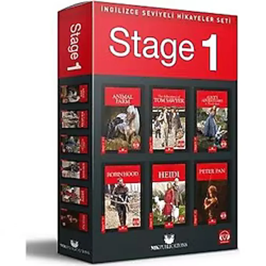 İngilizce Seviyeli Hikayeler Seti - Stage-1- MK Publications