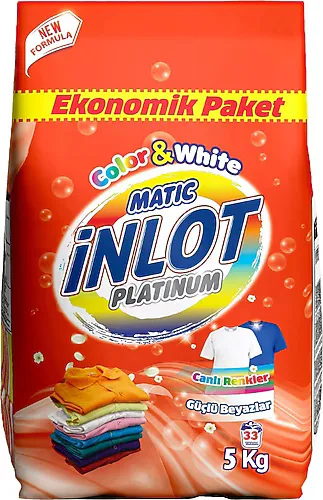 İnlot Matic Beyazlar ve Renkliler İçin 5 kg Toz Deterjan