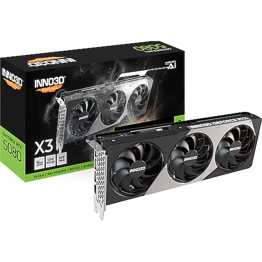 Inno3D RTX 5080 X3 N50803-16D7-176068N 256 Bit GDDR7 16 GB Ekran Kartı