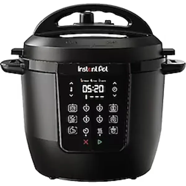 Instant Pot Çoklu Pişirici, 5,7L 7'si 1 arada Akıllı Ocak - Düdüklü Tencere, Yavaş Pişirici, Pirinç Pişirici, Sote Tavası, Yoğurt Makinesi, Buharlı Pişirici ve Yemek Isıtıcı, Siyah.