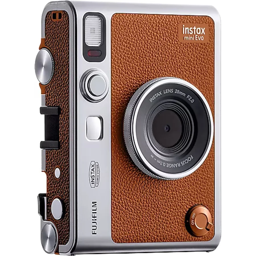 Instax Mini Evo Kahverengi Dijital Fotoğraf Makinesi