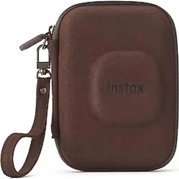 Instax Mini Liplay Kahverengi Fotoğraf Makinesi Omuz Çantası