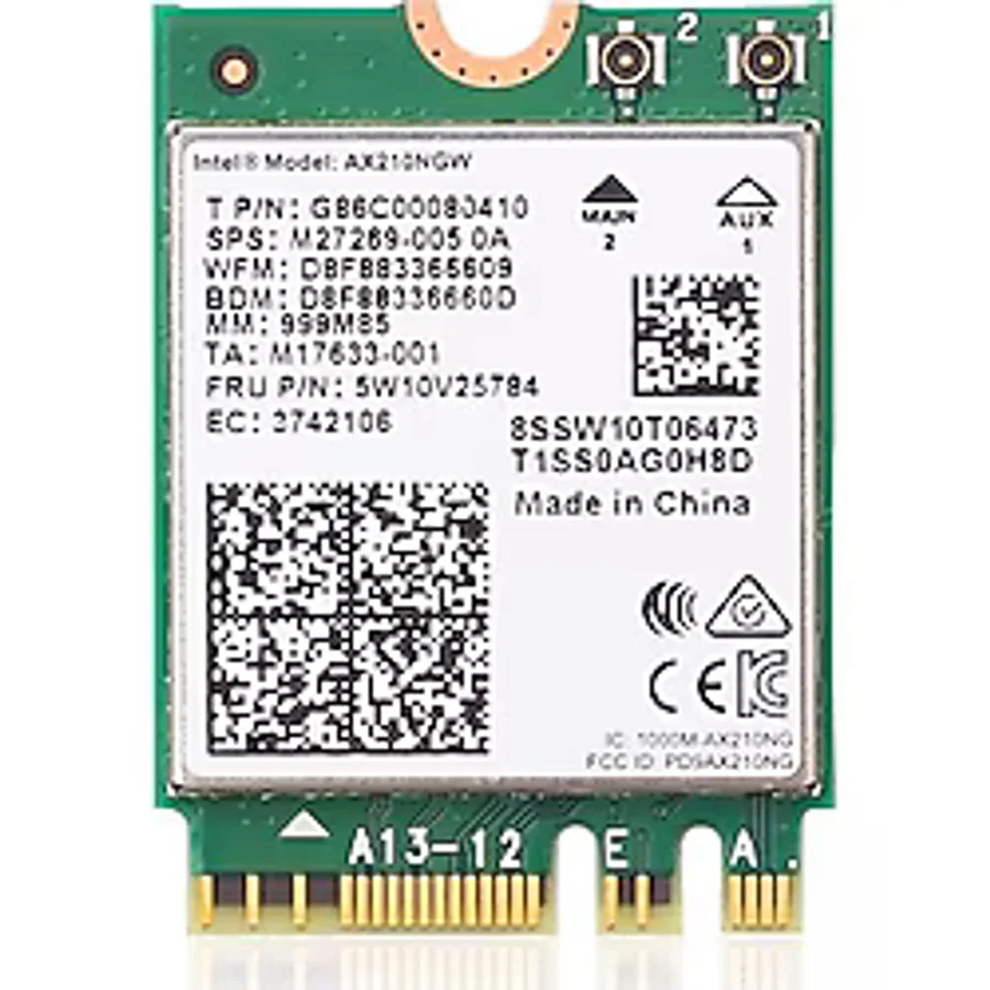 Intel AX210NGW AX210 Wi-Fi Kartı Wifi 2400MBPS