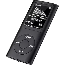 İnter Digital Renkli Ekranlı Mp3-mp4 Çalar Hafıza Kartı Girişli Metal Siyah MP4be