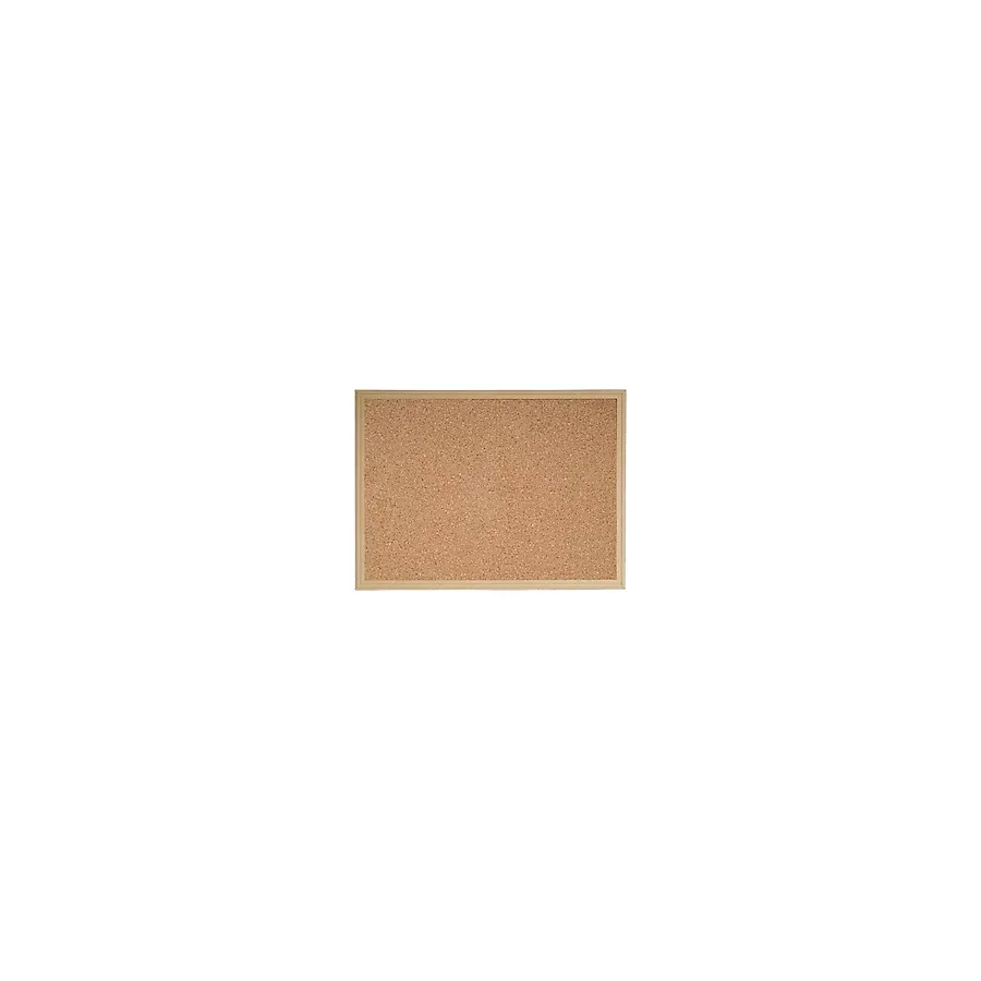 İnter Mantar Pano 60x90 cm Ahşap Çerçeveli Duyuru Panosu Tüm Yaş Grupları İçin