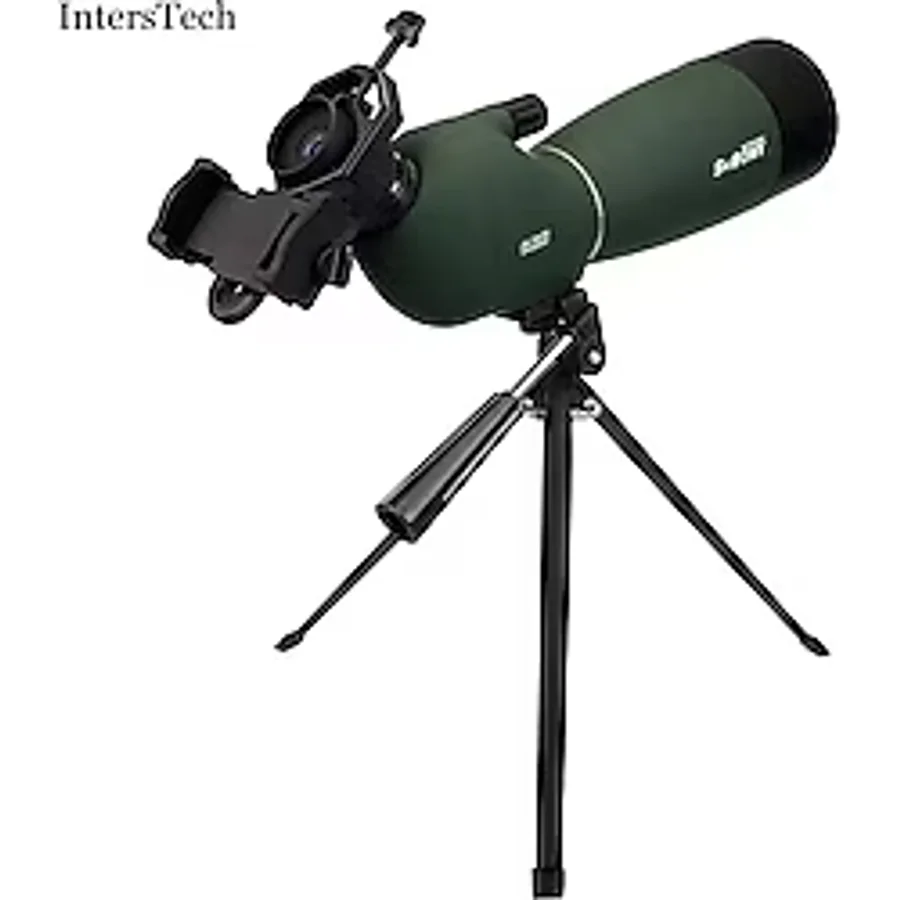 IntersTech 25-75X70 Zoom Monoküler Teleskop Dürbün Gece Görüşü Su Geçirmez Teleskop
