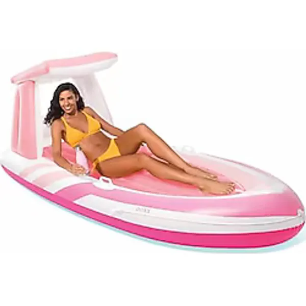 Intex 57804 Pembe Cennet Bot Yatak 257 cm, su sporları, plaj malzemesi, şişme ürün, yüzme aksesuarı, kamp, dalış, güvenlik