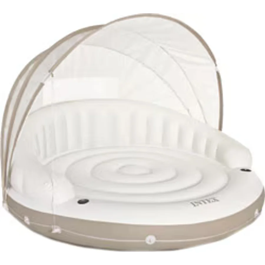 Intex 58292 199x150 cm Gölgelikli ve Sırtlıklı Lüks Deniz Yatağı