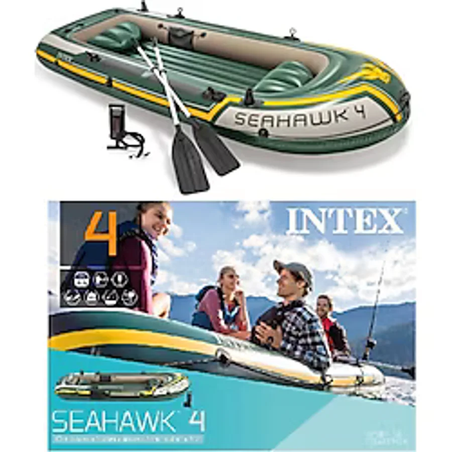 Intex 68351 351x145x48 cm Seahawk 4 Şişme Bot Seti